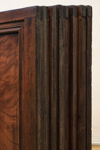 幅673ミリ 結霜ガラスで格調あるスリムな大阪格子戸 F7779 在庫1枚