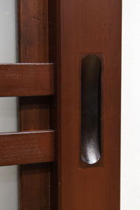 幅930ミリ 変わりデザイン!! 透かし格子にスリガラス入り全面平格子戸 F7832 1枚