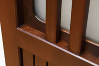 幅930ミリ 変わりデザイン!! 透かし格子にスリガラス入り全面平格子戸 F7832 1枚