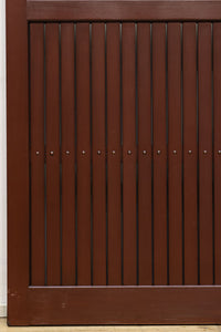 幅930ミリ 変わりデザイン!! 透かし格子にスリガラス入り全面平格子戸 F7832 1枚