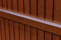 幅930ミリ 変わりデザイン!! 透かし格子にスリガラス入り全面平格子戸 F7832 1枚