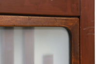 幅930ミリ 変わりデザイン!! 透かし格子にスリガラス入り全面平格子戸 F7832 1枚