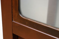 幅930ミリ 変わりデザイン!! 透かし格子にスリガラス入り全面平格子戸 F7832 1枚