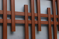 幅930ミリ 変わりデザイン!! 透かし格子にスリガラス入り全面平格子戸 F7832 1枚