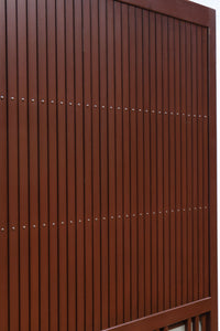 幅930ミリ 変わりデザイン!! 透かし格子にスリガラス入り全面平格子戸 F7832 1枚