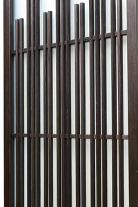 【ご精算用】幅695ミリ,高さ1825ミリ 丸みのある格子がお洒落なスリガラス入り格子戸 F7865 在庫1枚