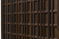 【ご精算用】幅695ミリ,高さ1825ミリ 丸みのある格子がお洒落なスリガラス入り格子戸 F7865 在庫1枚