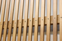 幅856ミリ 温かみのある柔らかな木地色の大阪格子戸 F7867 在庫1枚