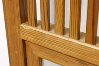 幅856ミリ 温かみのある柔らかな木地色の大阪格子戸 F7867 在庫1枚