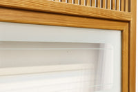 幅856ミリ 温かみのある柔らかな木地色の大阪格子戸 F7867 在庫1枚