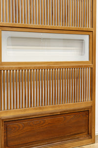 幅856ミリ 温かみのある柔らかな木地色の大阪格子戸 F7867 在庫1枚