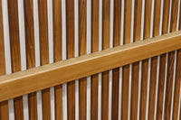 幅856ミリ 温かみのある柔らかな木地色の大阪格子戸 F7867 在庫1枚