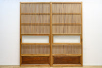 幅856ミリ 温かみのある柔らかな木地色の大阪格子戸 F7867 在庫1枚