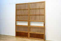 幅856ミリ 温かみのある柔らかな木地色の大阪格子戸 F7867 在庫1枚