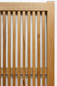 幅856ミリ 温かみのある柔らかな木地色の大阪格子戸 F7867 在庫1枚