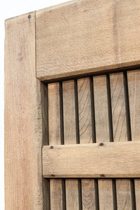 幅1325ミリ 鉄帯の風合いが素晴らしい緻密な作り込みの木地色の蔵戸 G2144