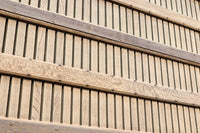 幅1325ミリ 鉄帯の風合いが素晴らしい緻密な作り込みの木地色の蔵戸 G2144