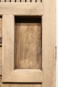 幅1325ミリ 鉄帯の風合いが素晴らしい緻密な作り込みの木地色の蔵戸 G2144