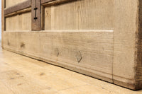 幅1325ミリ 鉄帯の風合いが素晴らしい緻密な作り込みの木地色の蔵戸 G2144