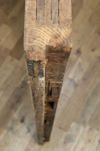 幅1325ミリ 鉄帯の風合いが素晴らしい緻密な作り込みの木地色の蔵戸 G2144