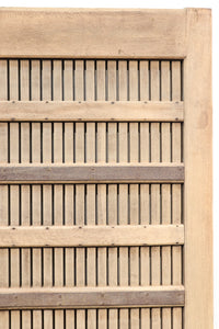 幅1325ミリ 鉄帯の風合いが素晴らしい緻密な作り込みの木地色の蔵戸 G2144