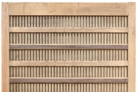 幅1325ミリ 鉄帯の風合いが素晴らしい緻密な作り込みの木地色の蔵戸 G2144