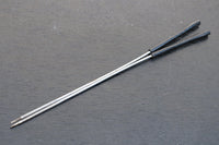 持ち手に螺旋の装飾を施した火箸 DB9241b