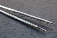 持ち手に螺旋の装飾を施した火箸 DB9241b