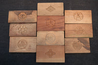 様々な家紋を模った美しい菓子型 DB5949a-j 在庫(a:1 b:1 c:1 d:1 e:1 f:1 g:1 h:0 i:1 j:1)個