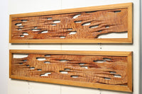 明るい色味で温かみのある欄間 E9021ab 在庫(a:1 b:1)枚