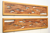 明るい色味で温かみのある欄間 E9021ab 在庫(a:1 b:1)枚