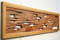 明るい色味で温かみのある欄間 E9021ab 在庫(a:1 b:1)枚