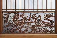 腰板部分に景色を描いた風流な書院 EZ1155abcd 在庫(a:1 b:1 c:1 d:1)枚