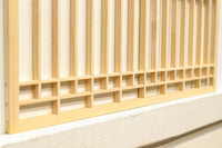 大振りの角麻組子が上品な建具素材 E8887 在庫16枚 【奈良県建具屋さんデッドストックシリーズ】