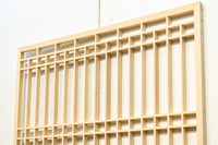 大振りの角麻組子が上品な建具素材 E8887 在庫16枚 【奈良県建具屋さんデッドストックシリーズ】