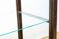デザイン性のある彫刻装飾が素敵な五面ガラスケース　BB1793