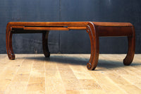 猫脚の曲線が美しい色艶の綺麗なサイドテーブル　BB2209