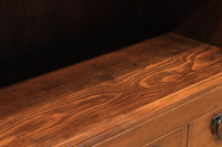 緻密に配された横桟が印象的な美濃帳場箪笥　BB2216