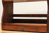 昭和レトロ‼ 曲線美が素敵な可愛らしい上質な本棚　BB2245