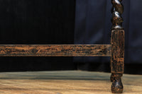 エレガントな脚のデザインでレトロな雰囲気のサイドテーブル　BB2402