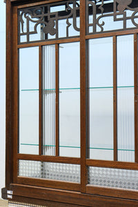 大正浪漫‼ レリーフ装飾でレトロ感溢れる4面ガラスケース　BB2415
