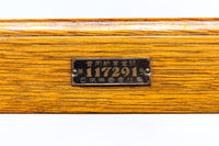 日本楽器（ヤマハ）製のオークづくりのお洒落なスタッキング本棚　BB2429