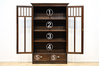 Double Door Bookshelf BB2728