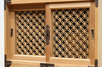 七宝組子が可愛らしいアイアンフレーム付き枕箪笥　BB3094