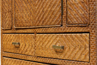 珍品!! 味わい深い網代編みの衣裳箪笥　BB3101