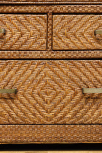 珍品!! 味わい深い網代編みの衣裳箪笥　BB3101