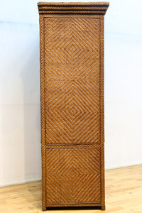 珍品!! 味わい深い網代編みの衣裳箪笥　BB3101