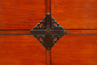 引き出し内部にまで黒漆を施した上質な庄内収納箪笥　BB3113