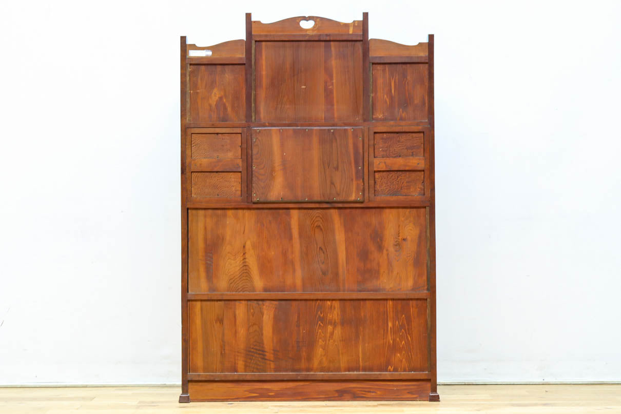 国産ステンドグラスが煌めく魅力的な造りのライティングビューロー　BB3114