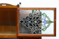 国産ステンドグラスが煌めく魅力的な造りのライティングビューロー　BB3114